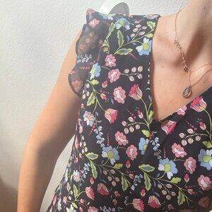 Nanette Lepore Flutter Sleeve Blouse